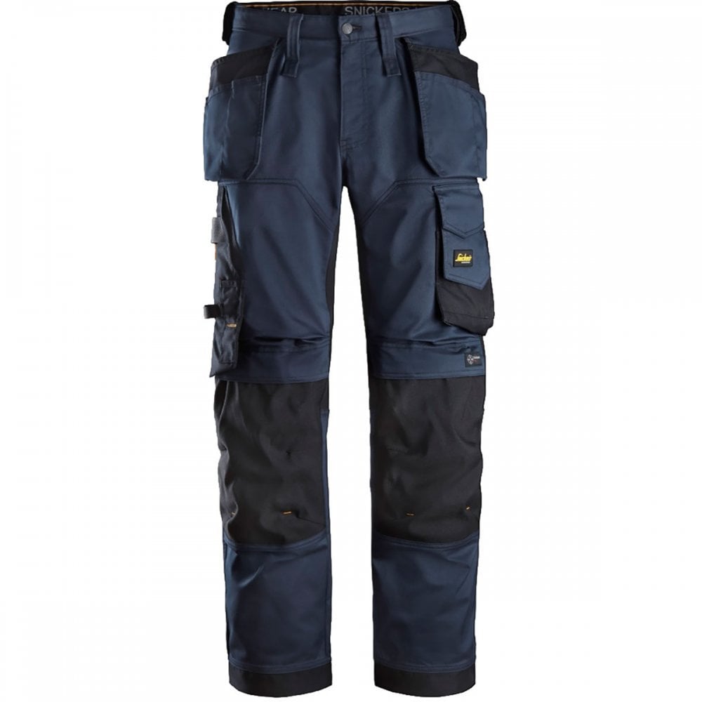 6251 AllroundWork Stretch Loose Fit Trousers+ Holster Pockets Navy/Black 35" 36" *One Size Only - Outlet Store*