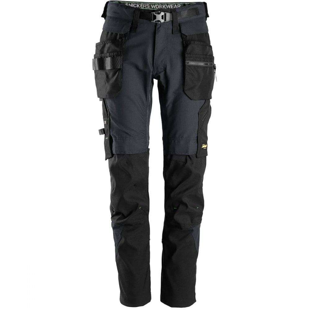 6972 4 Way STRETCH FlexiWork Work Trousers+ Kneepad & Detachable Holster Pockets