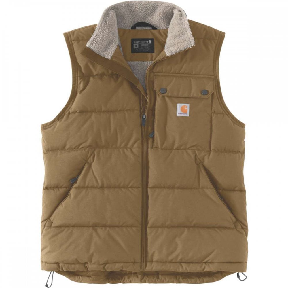 105475 Loose Fit Montana Insulated Vest Oak Brown 2XL *One Size Only - Outlet Store*