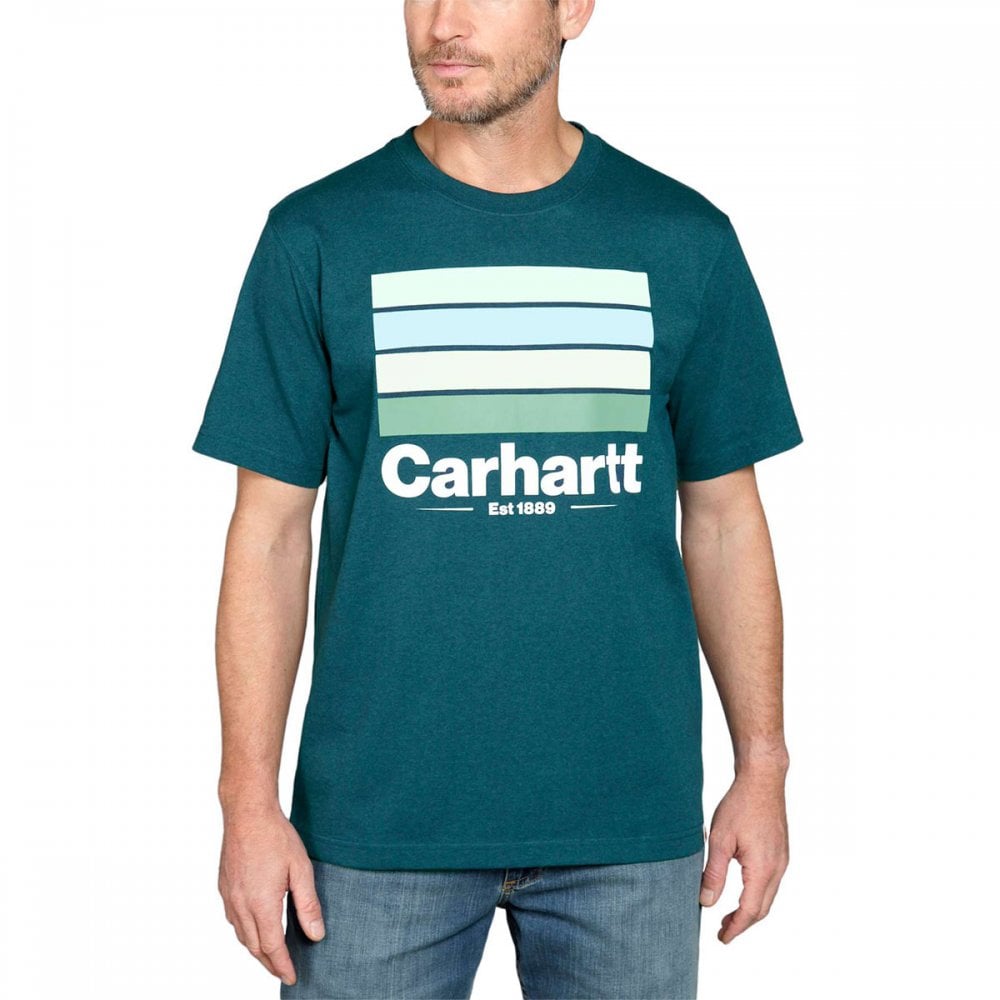 105910 Line Graphic Short Sleeve T-Shirt