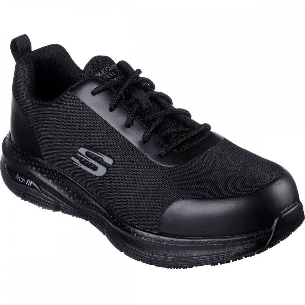 Arch Fit Slip Resistant Ringstap S3 Safety Trainers UK9 - EU43 - US10 Black *One Size Only - Outlet Store*