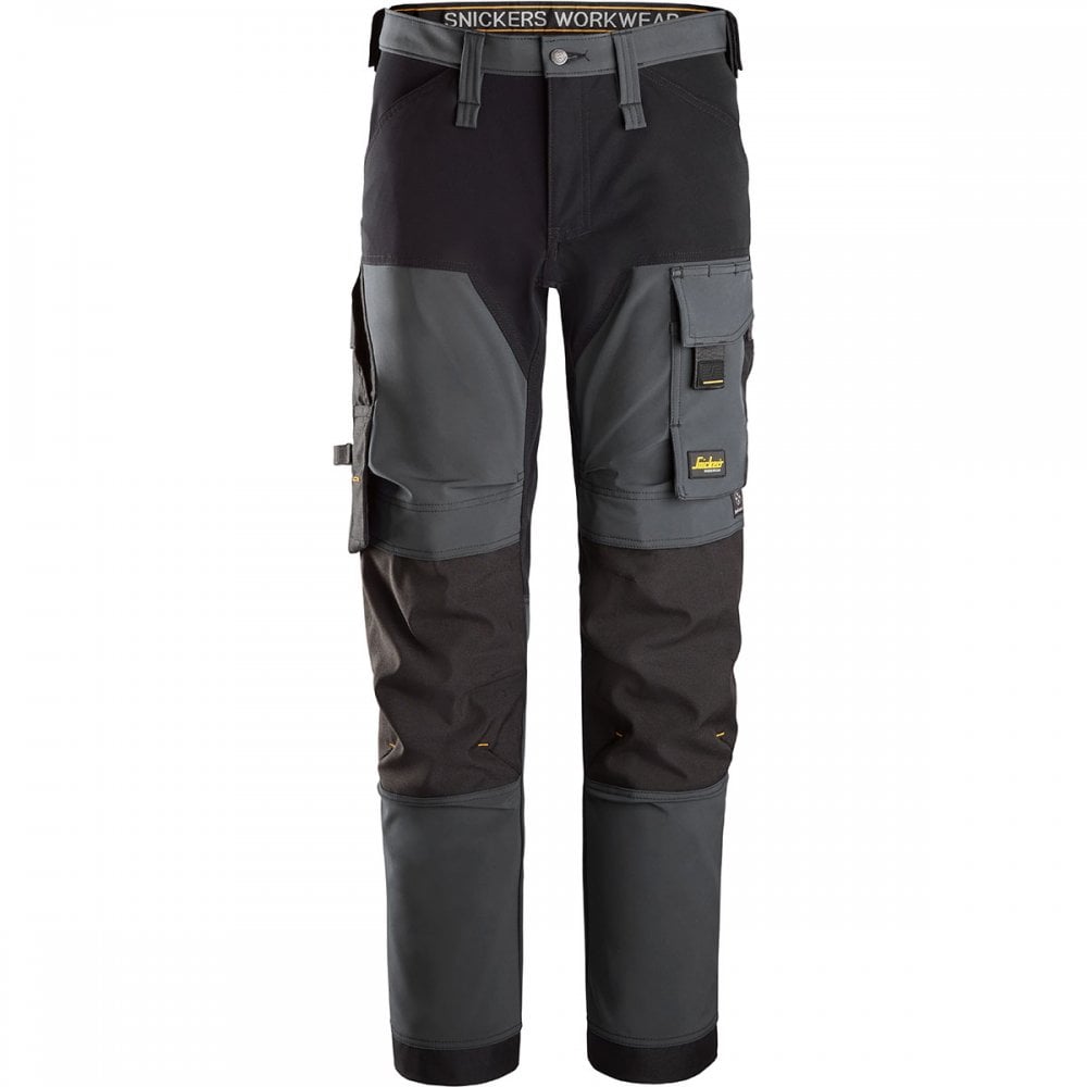 6375 AllroundWork 4-way Stretch Trousers Steel Grey/Black 32" 35" *One Size Only - Outlet Store*