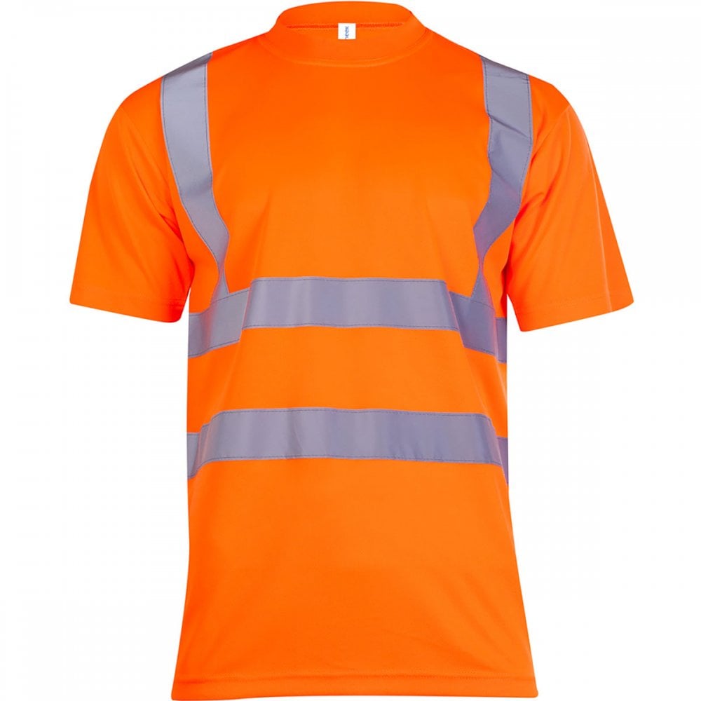 UC810 Hi Vis Short Sleeve T-Shirt Orange XL *One Size Only - Outlet Store*
