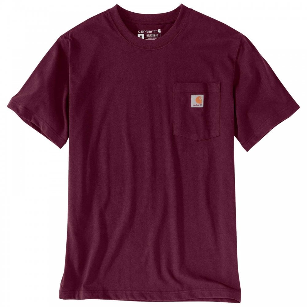 103296 Relaxed Fit Heavyweight Short-Sleeve K87 Pocket T-Shirt Port XL *One Size Only - Outlet Store*