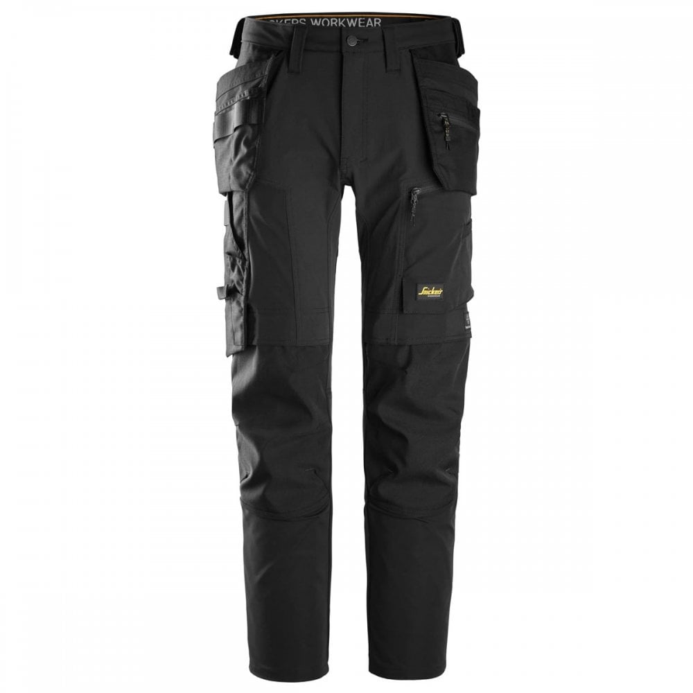 SN6218 AW Stretch Trouser with Holster Pockets - Recycled Polyamide Material Black 30" 33" *One Size Only - Outlet Store*