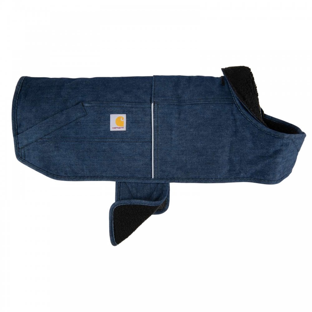 P0000514 Denim Insulated Dog Chore Coat Canal M *One Size Only - Outlet Store*
