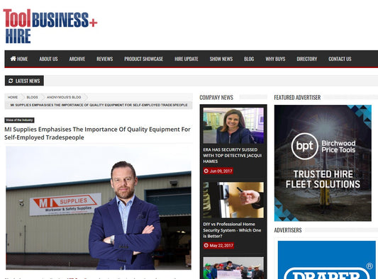 The Importance Of Quality Equipment For Self Employed Tradespeople