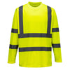 Hi Visibility Long Sleeved T-Shirt