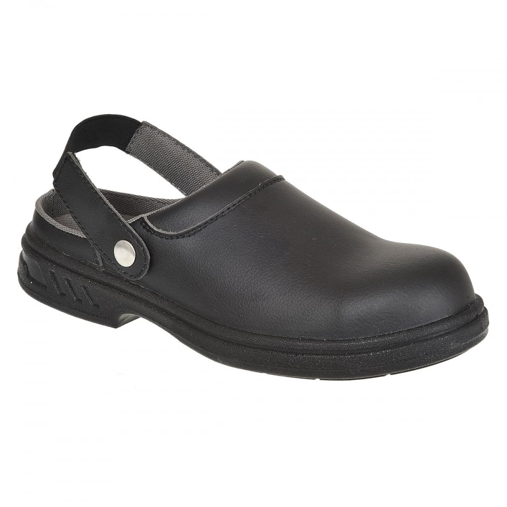 FW82 Steelite Safety Clog SB AE WRU (Vegan Friendly) Black 6 *One Size Only - Outlet Store*