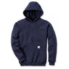Carhartt K121 Iconic Midweight Overhead Hooded Sweatshirt New Navy XS *One Size Only - Outlet Store*