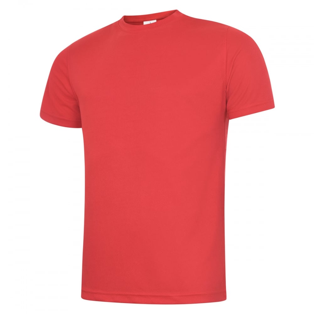 UC315 Mens Ultra Cool T-Shirt Red 2XL *One Size Only - Outlet Store*