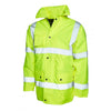 UC803 Hi Vis Road Safety Jacket Yellow 4XL *One Size Only - Outlet Store*