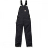 102776 Heavyweight Duck Bib Overall - Relaxed Fit Black 32" 30" *One Size Only - Outlet Store*
