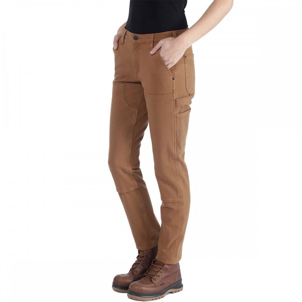 104296 Womens Stretch Twill Double Front Trousers