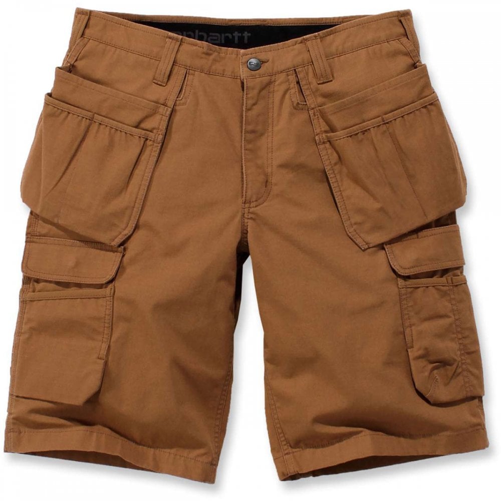 104201 Steel Multipocket Short - Relaxed fit, 12" inseam (longer) Carhartt Brown 34" *One Size Only - Outlet Store*