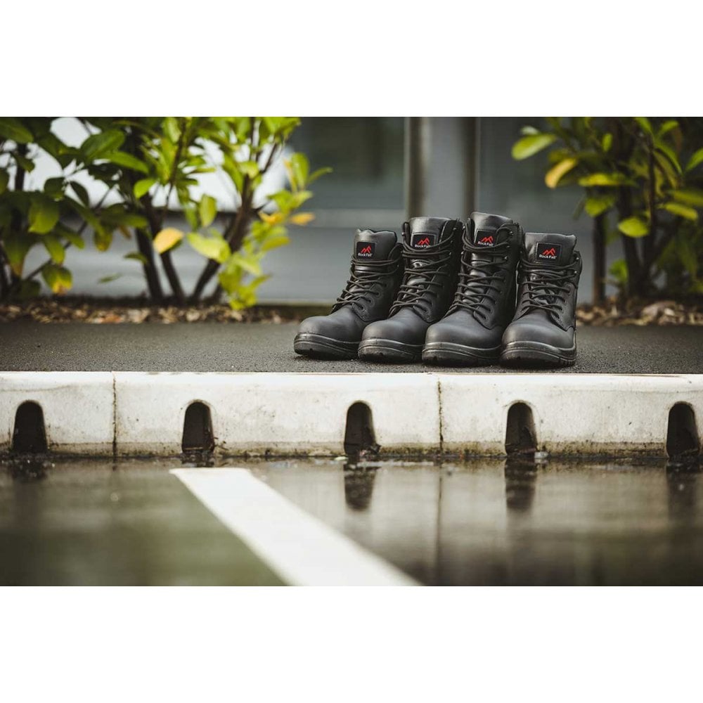 RF222 Jet Waterproof Safety Boot With Side Zip - Wide Fitting