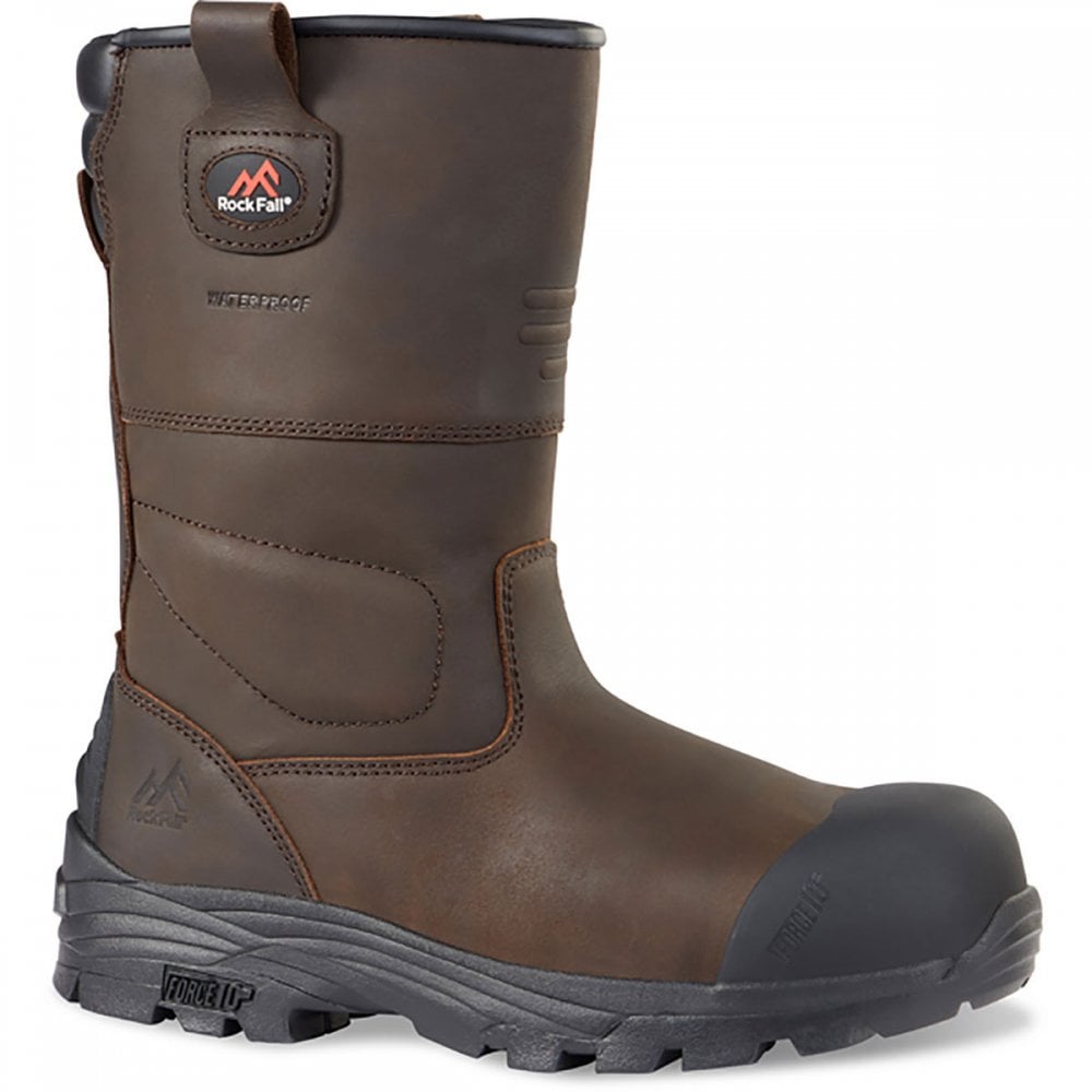 RF70 Texas Waterproof Rigger Safety Boot UK10 - EU44 - US11 Brown *One Size Only - Outlet Store*