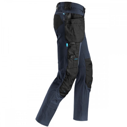 6208 LiteWork Trousers+ 4 Way Stretch Detachable Holster Pockets Navy/Black - Slim Fit