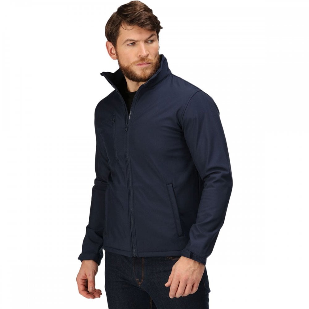 TRA610 Mens Ablaze 3 Layer Softshell Jacket Navy 3XL *One Size Only - Outlet Store*