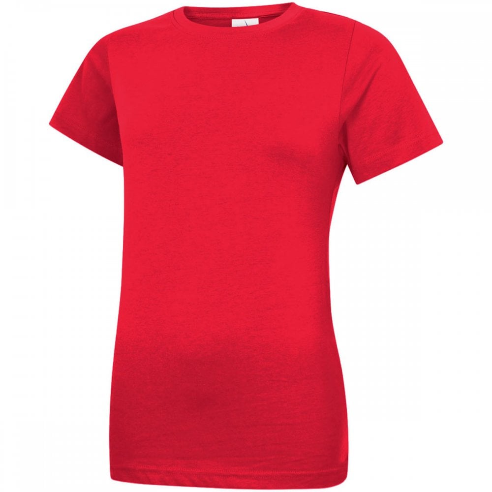UC318 Ladies Classic T-Shirt Red S *One Size Only - Outlet Store*