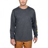 EK231 Sleeve Logo Long Sleeve T-Shirt (Spring 2024 New Colours) Carbon Heather M *One Size Only - Outlet Store*