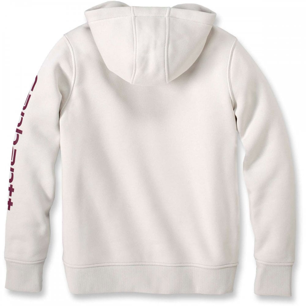 102791 Relaxed Fit Midweight Logo Sleeve Graphic Sweatshirt