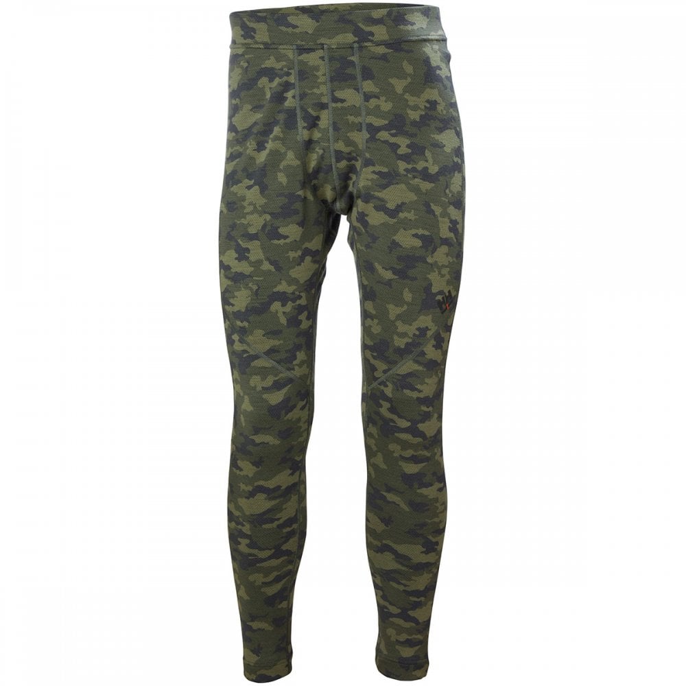 75506 HH Lifa Merino Pant Baselayer Camo L *One Size Only - Outlet Store*