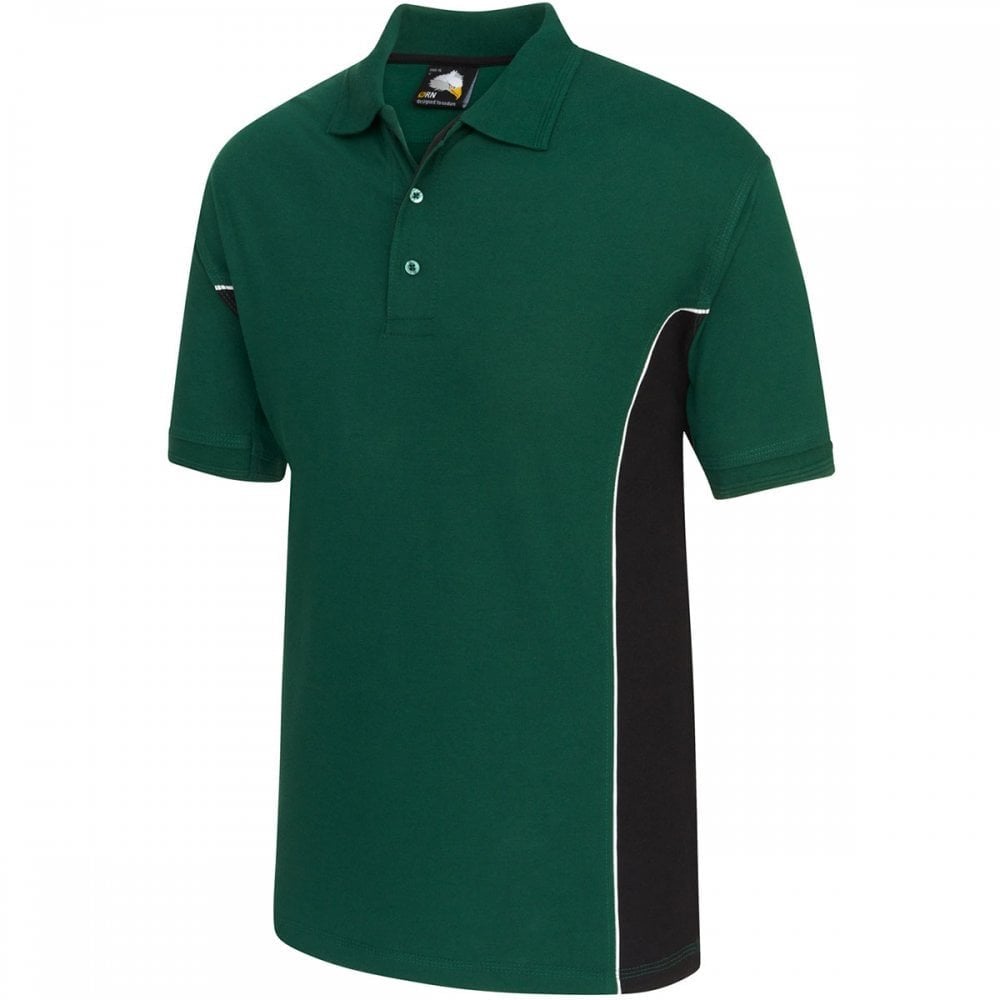 1180 Silverswift Two Tone Poloshirt Bottle/Black M *One Size Only - Outlet Store*