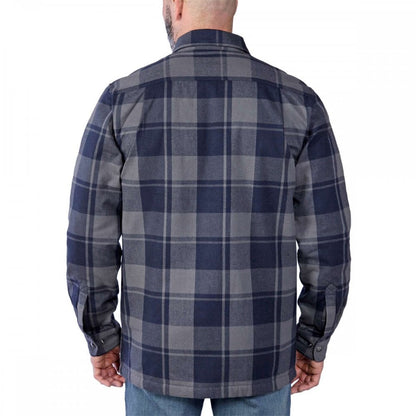 105939 Flannel Sherpa-Lined Shirt Jacket