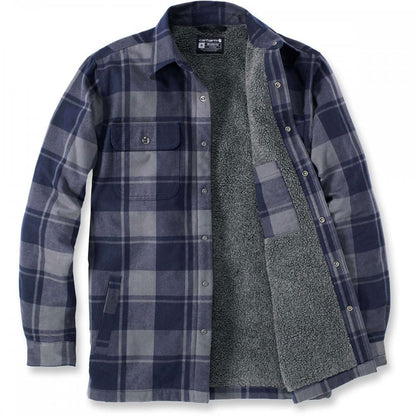 105939 Flannel Sherpa-Lined Shirt Jacket
