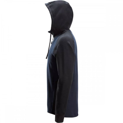 2842 Two-Coloured Half-Zip Hoodie