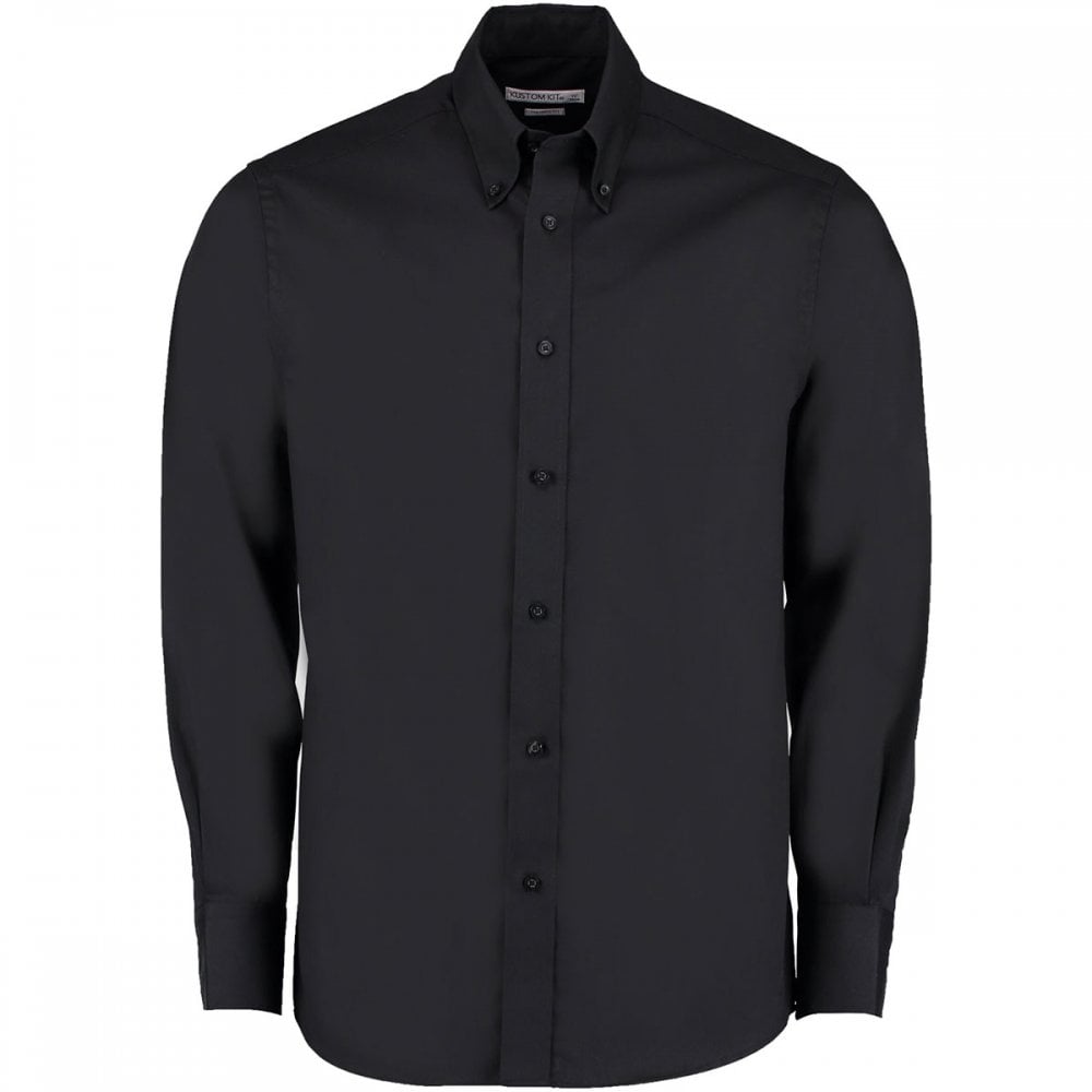 KK188 Men's Long Sleeve Tailored Fit Premium Oxford Shirt