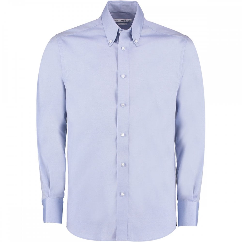 KK188 Men's Long Sleeve Tailored Fit Premium Oxford Shirt