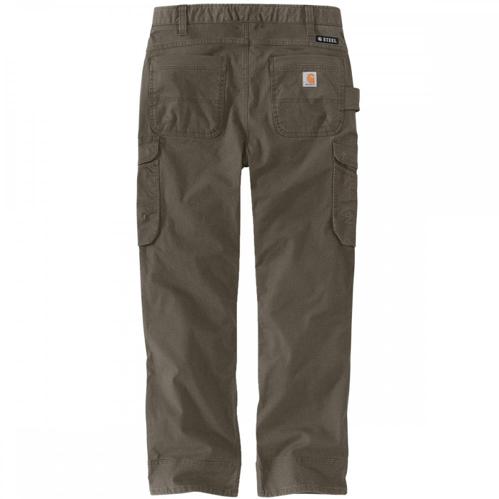 105072 Steel Rugged Flex Relaxed Fit Ripstop Double Front Cargo Work Pant