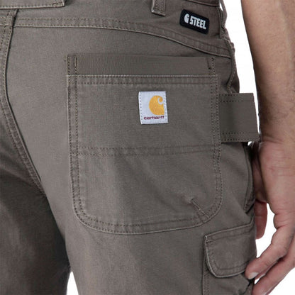 105072 Steel Rugged Flex Relaxed Fit Ripstop Double Front Cargo Work Pant