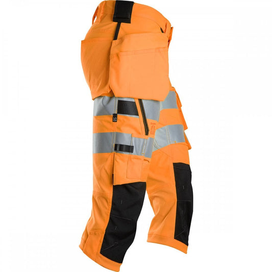 6138 High-Vis Class 1/2 Stretch Pirate Shorts Holster Pockets