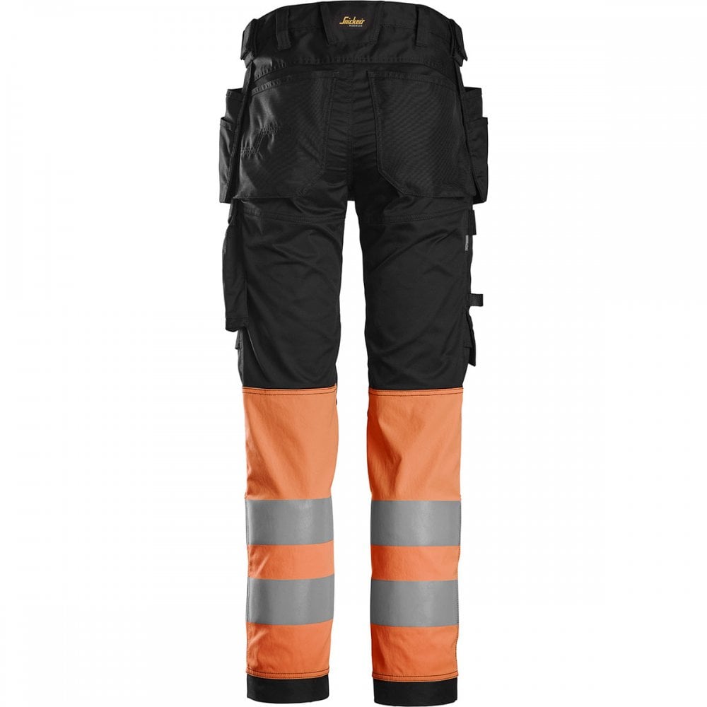 6234 High-Vis Class 1 Stretch Trousers Holster Pockets