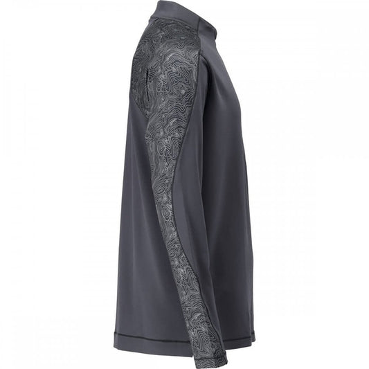 22681 T-shirt, long-sleeved, with half zip