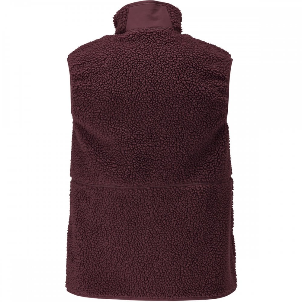 22465 Pile gilet with zipper