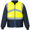 Hi Visibility 2-Tone Jacket Yellow/Navy L *One Size Only - Outlet Store*