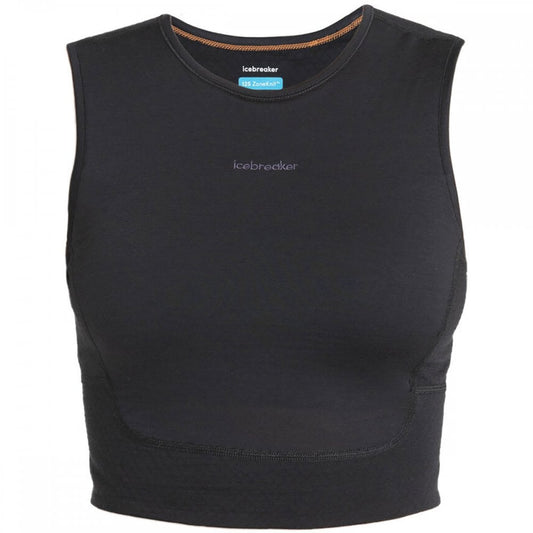 Womens Merino Blend 125 ZoneKnit™ Energy Wind Cropped Bra-Tank