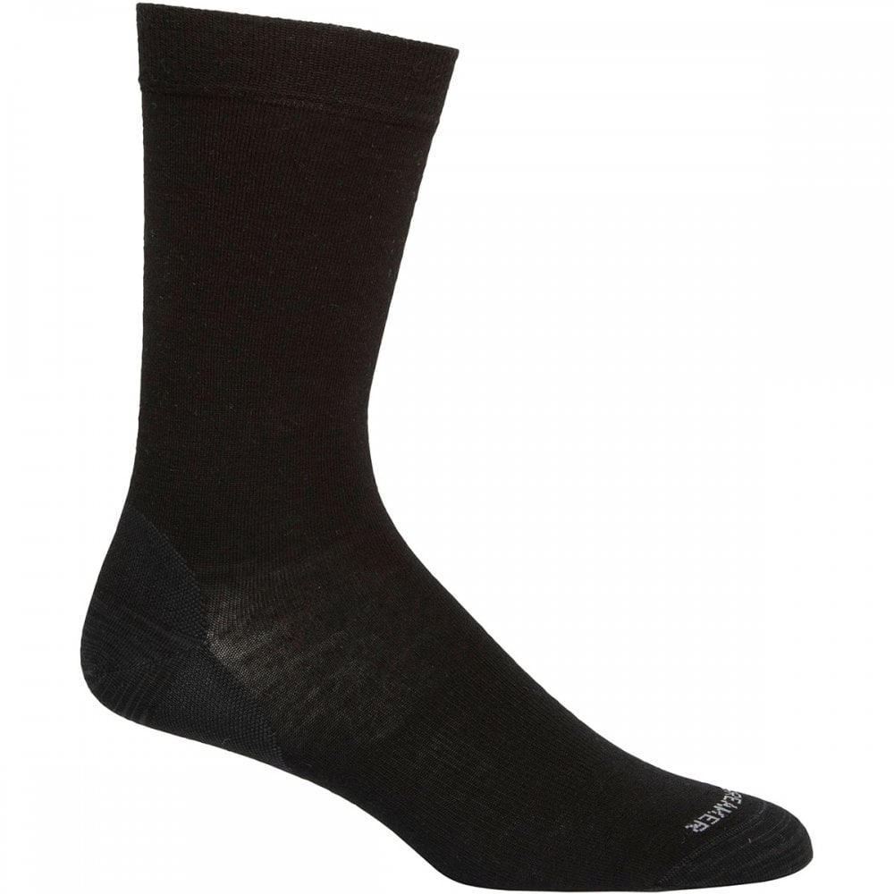 Mens Merino Lifestyle Fine Gauge Crew Socks