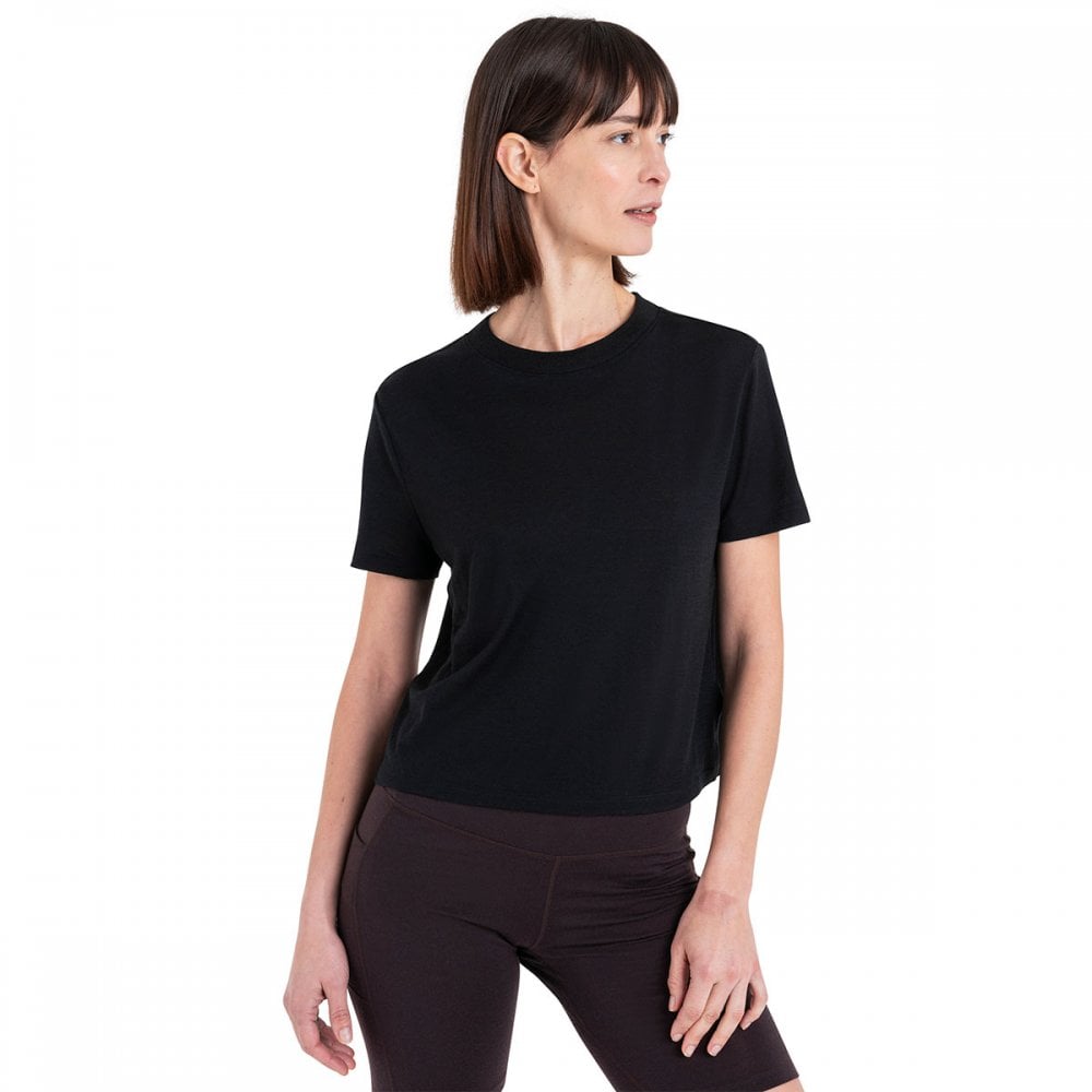 Womens Merino 150 Tech Lite Short Sleeve Crop T-Shirt