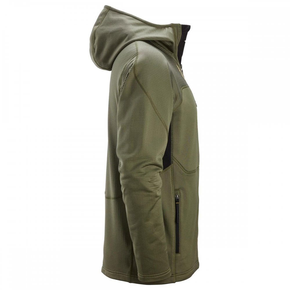 9420 Thermal Body Mapping Fleece Full Zip Hoodie - Quick Dry Fabric