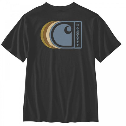 107048 Relaxed Fit Lightweight Short-Sleeve C Graphic T-Shirt
