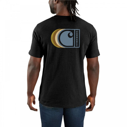 107048 Relaxed Fit Lightweight Short-Sleeve C Graphic T-Shirt