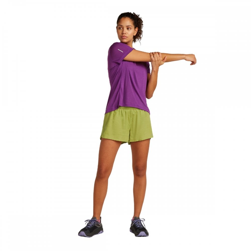 Womens Merino Blend 125 Cool-Lite™ Speed Short Sleeve Slit Back T-Shirt