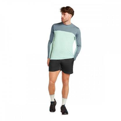 Mens Merino Blend 125 Cool-Lite™ Sphere Long Sleeve T-Shirt Colour Block