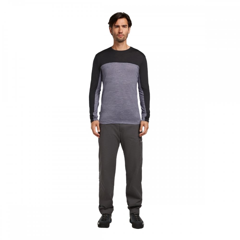 Mens Merino Blend 125 Cool-Lite™ Sphere Long Sleeve T-Shirt Colour Block