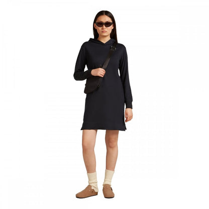 Womens Merino Blend 200 Crush Long Sleeve Dress
